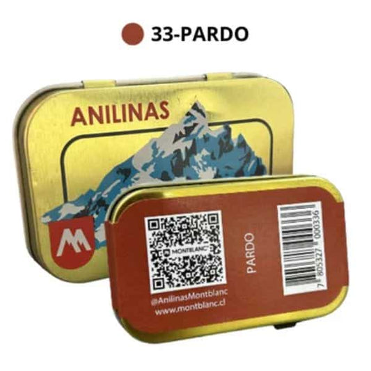Anilina caja dorada PARDO