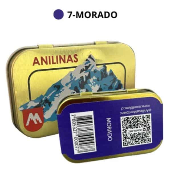 Anilina caja dorada MORADO