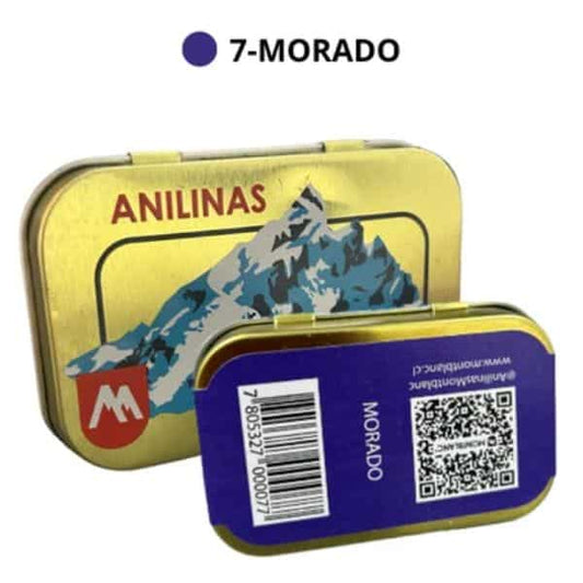Anilina caja dorada MORADO
