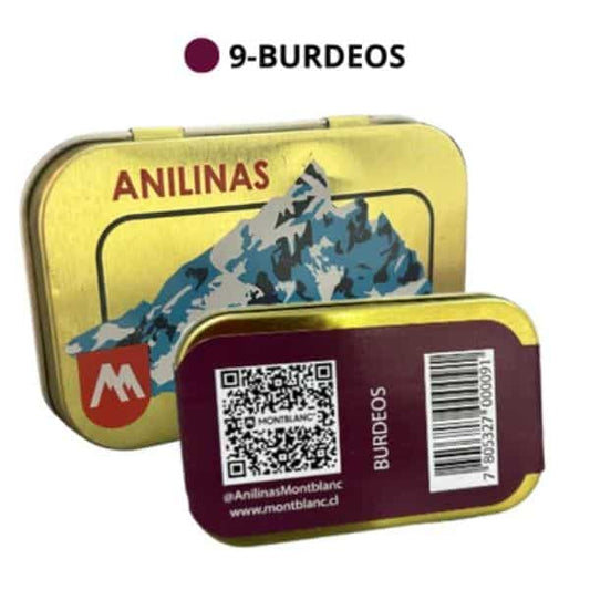 Anilina caja dorada BURDEOS
