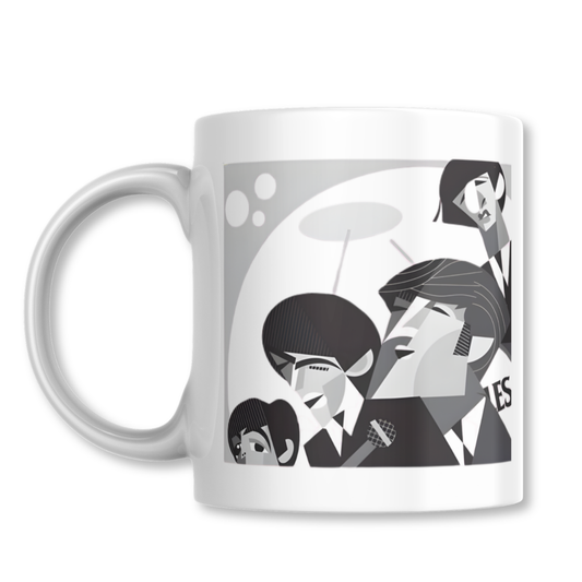 The Beatles Abstracto Taza 325 ml