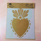 Stencil 25X30  Corazon CO03
