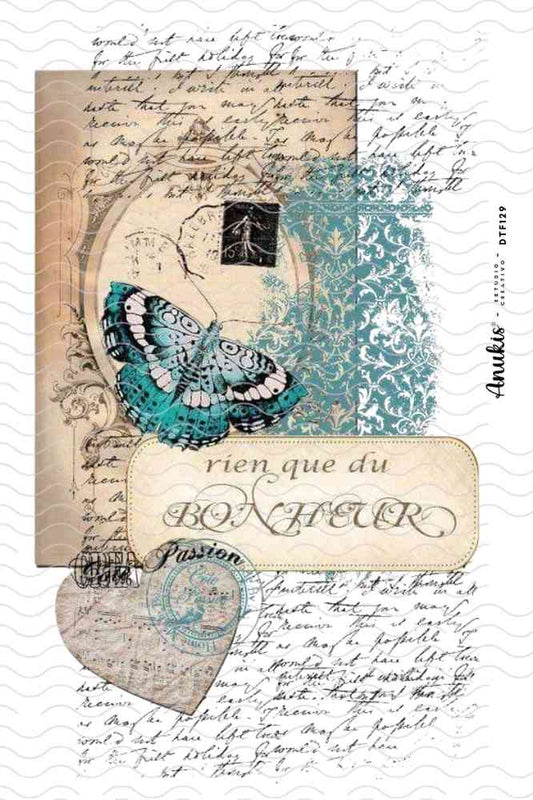 Lamina 20x30 cm DTF Textil DTF129