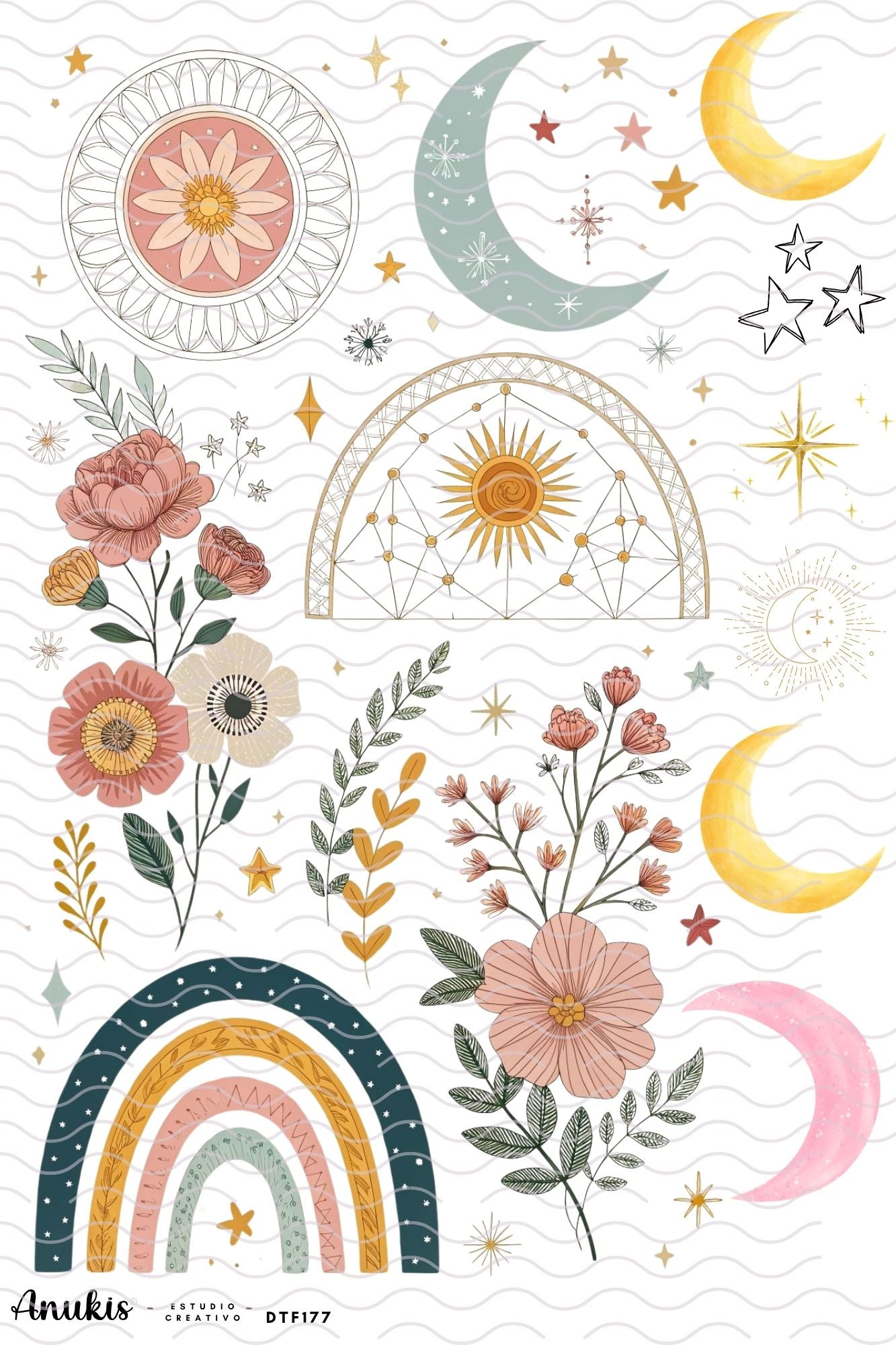 Lamina 20x30 cm DTF Textil DTF177