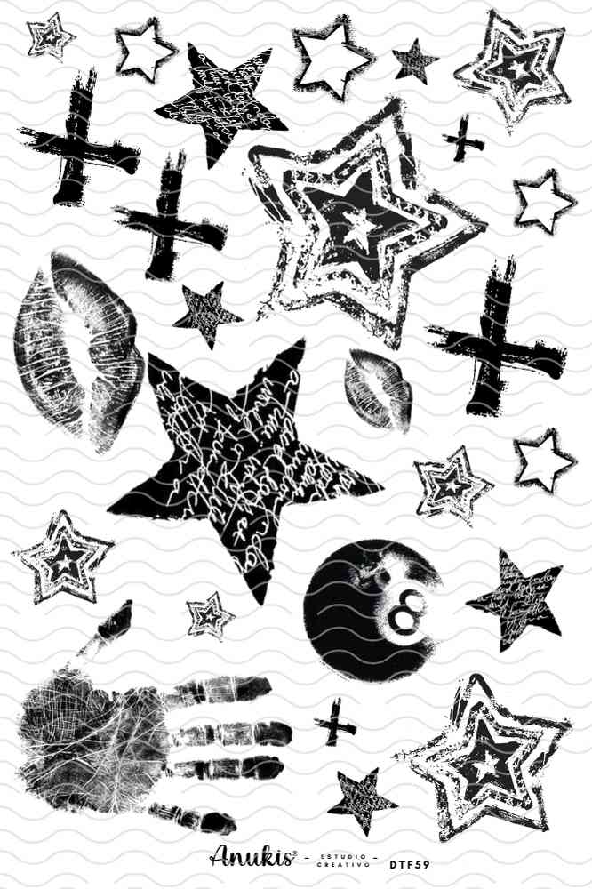 Lamina 20x30 cm DTF Textil DTF59