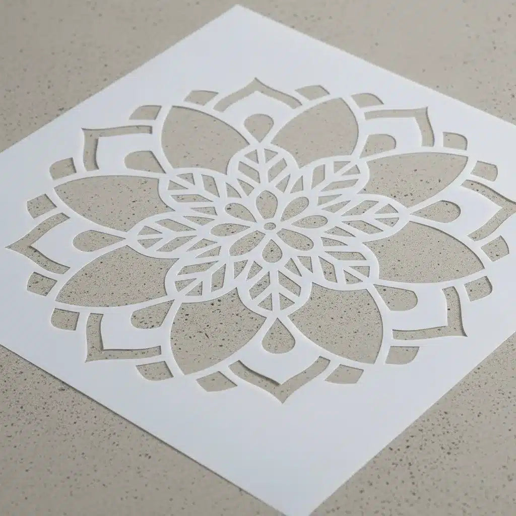 Stencil 30x30 Mandala Full 3044