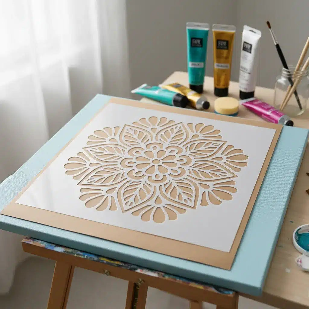 Stencil 30x30 Mandala Full MD01