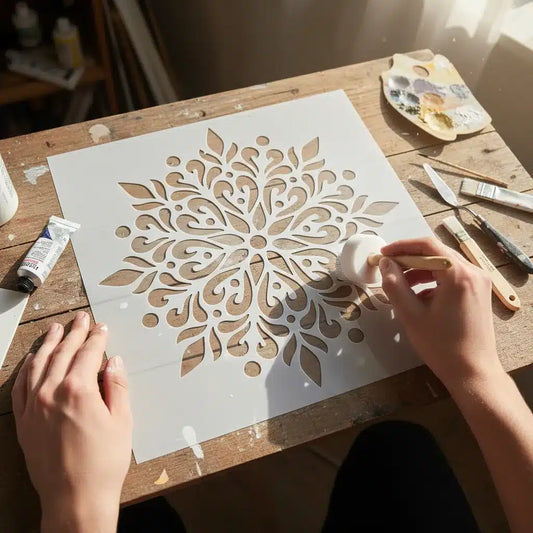 Stencil 30x30 Mandala Full 3035