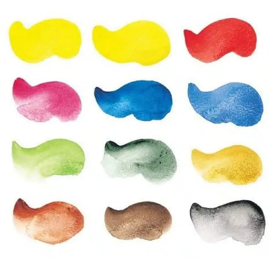 Pintura Acuarela Pebeo 12 colores Caja Metalica