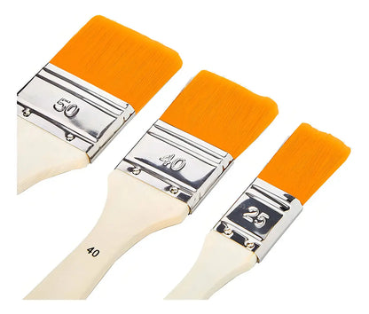 Set 3 Pinceletas Suaves N25-N40-N50