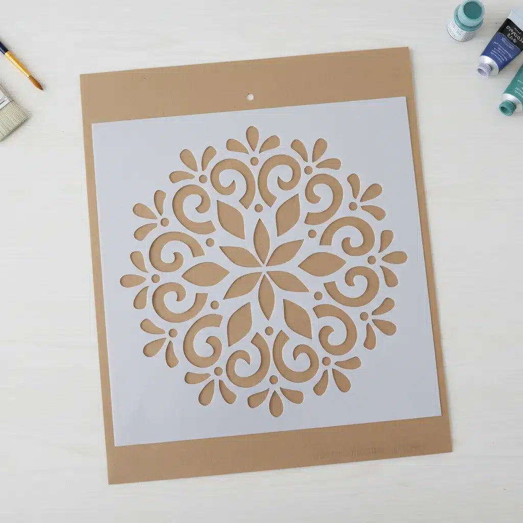 Stencil 30x30 Mandala Full 3036