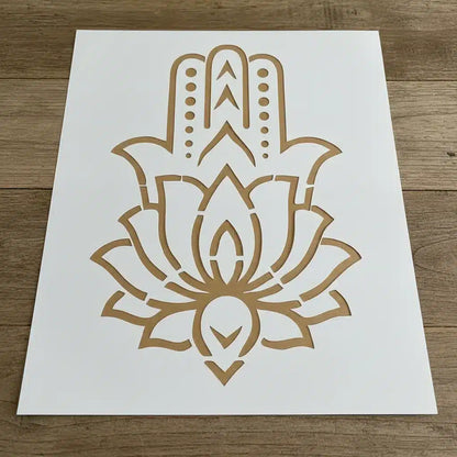 Stencil 25X30  Mano Fatima 01