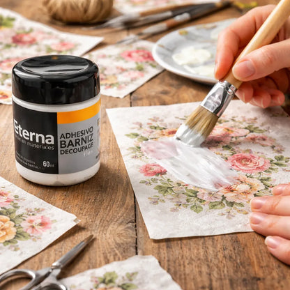 Adhesivo y Barniz Decoupage Flexible 60 ml