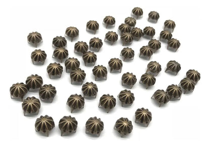 Adorno Redondo Estampado Envejecido 9mm P20 Und. C8337