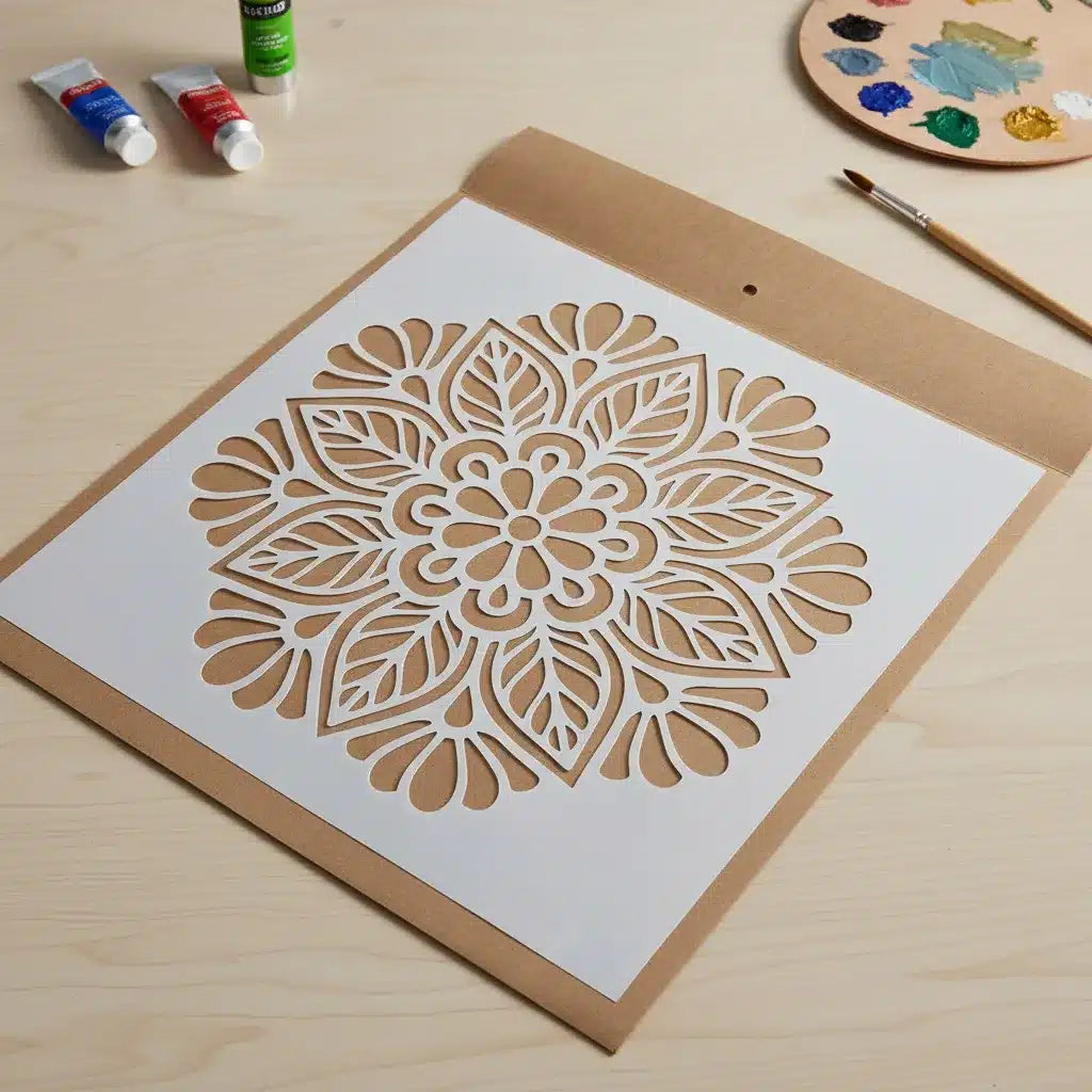 Stencil 30x30 Mandala Full MD01