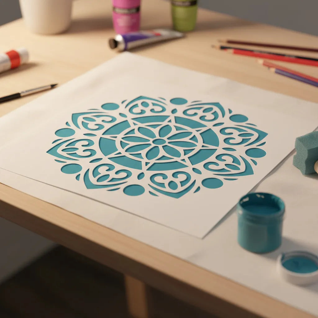 Stencil 30x30 Mandala Full 3032