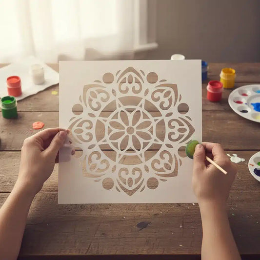 Stencil 30x30 Mandala Full 3032
