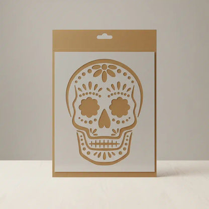Stencil 25X30  AND01 Calavera