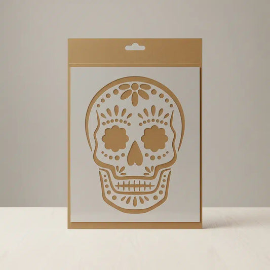 Stencil 25X30  AND01 Calavera