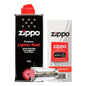 Kit Zippo Bencina Encendedor 125ml - 1 Mecha - 6 Piedras