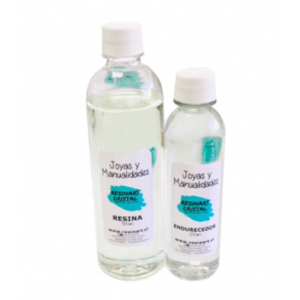 Resina Epóxica Cristalina Resinart 750 ml – Kit Completo para Resin Art