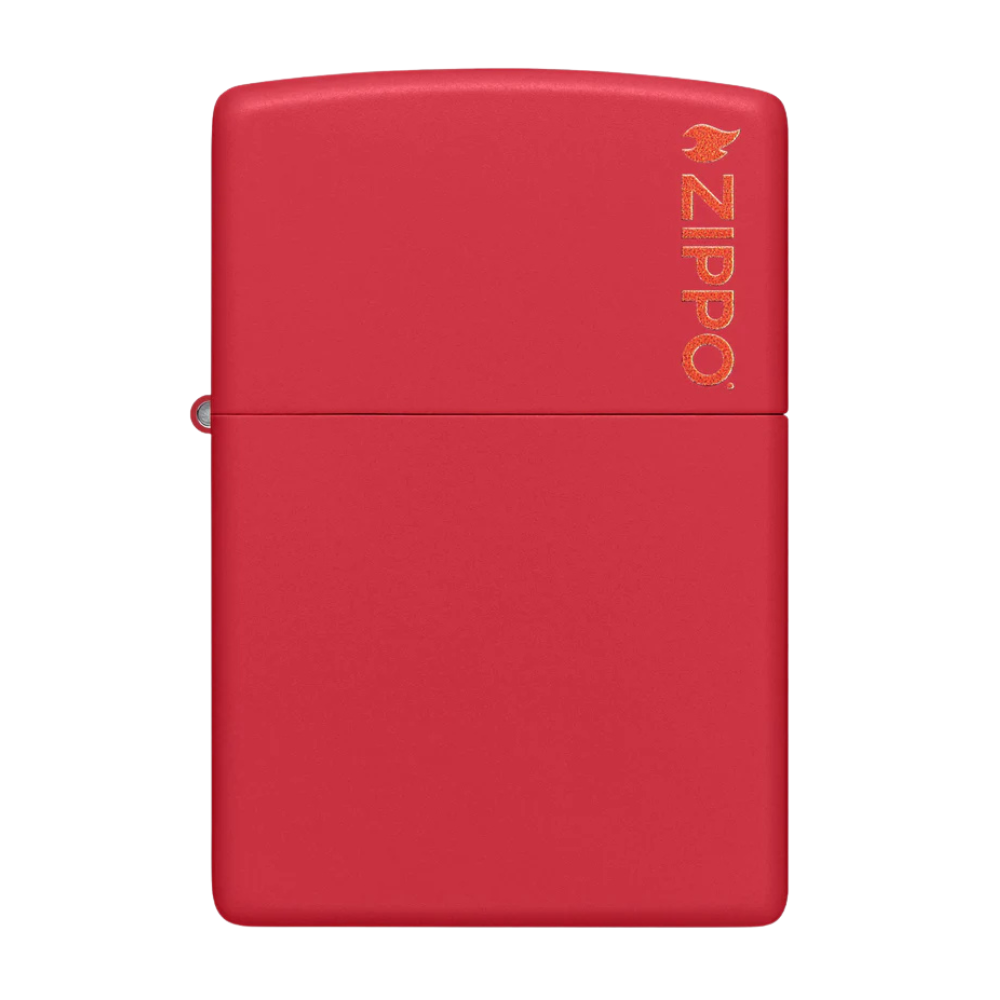 Encendedor Zippo Red Matte With Logo Rojo ZP233ZL