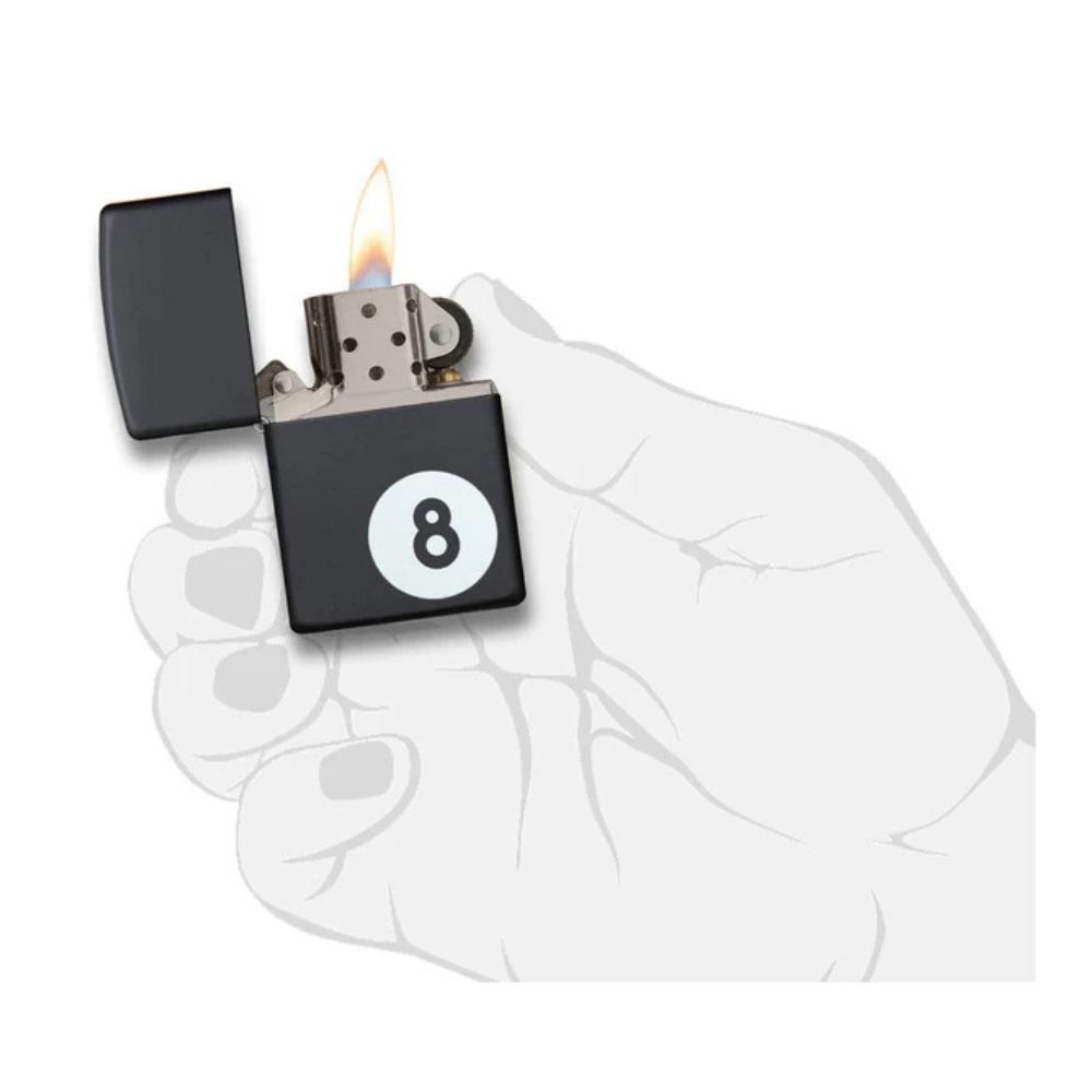 Encendedor Zippo 8-Ball Design Negro ZP28432