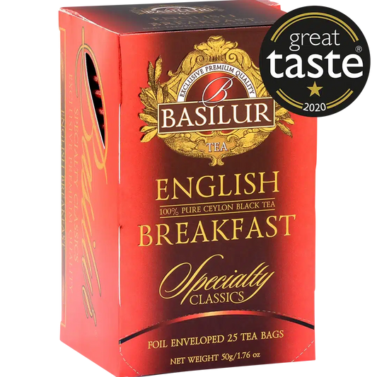 Te Basilur Negro English Breakfast 25 Bolsas