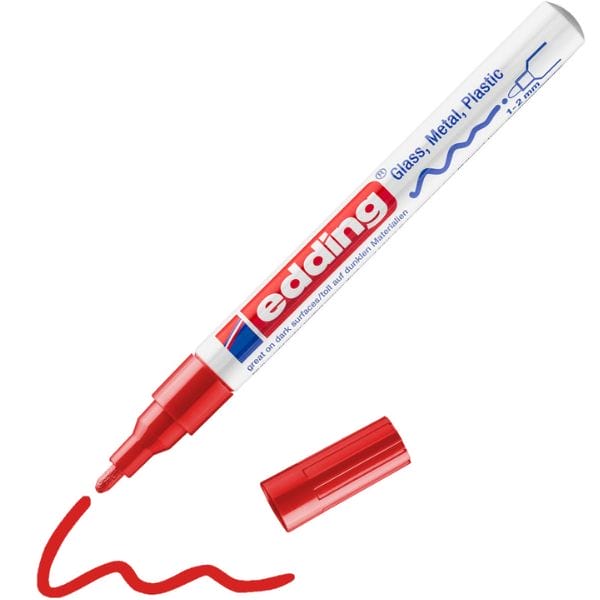 Edding 751 - Set 3 Marcadores de Pintura (1-2 mm) Pastel