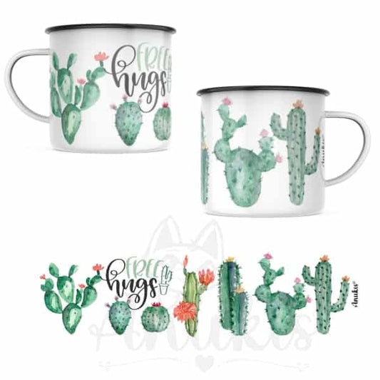 Tazón Enlozado "Cactus"