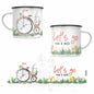 Tazón Enlozado "Bicicleta Vintage"