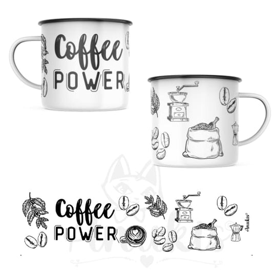 Tazón Enlozado "Coffee Power"