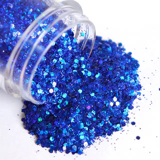 Glitter Holográfico 10 Grs Azul