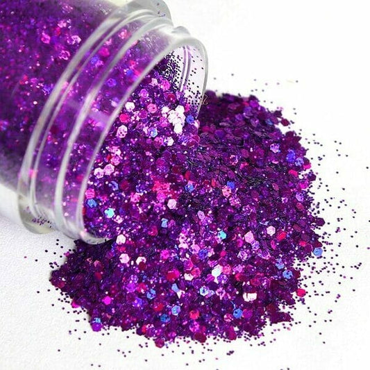 Glitter Holográfico 10 Grs Fucsia