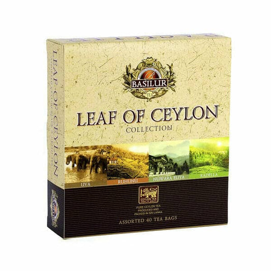 Te Basilur Caja Gift Leaf of Ceylon Assorted 40 bolsas