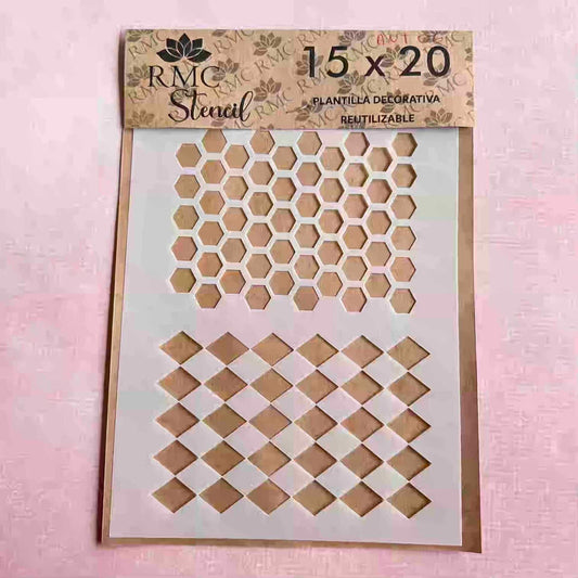 Stencil 15X20 ANT06 Trama Doble