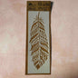 Stencil 10X30 Pluma Deco 01