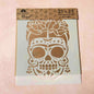 Stencil 25X30  Frida Calavera