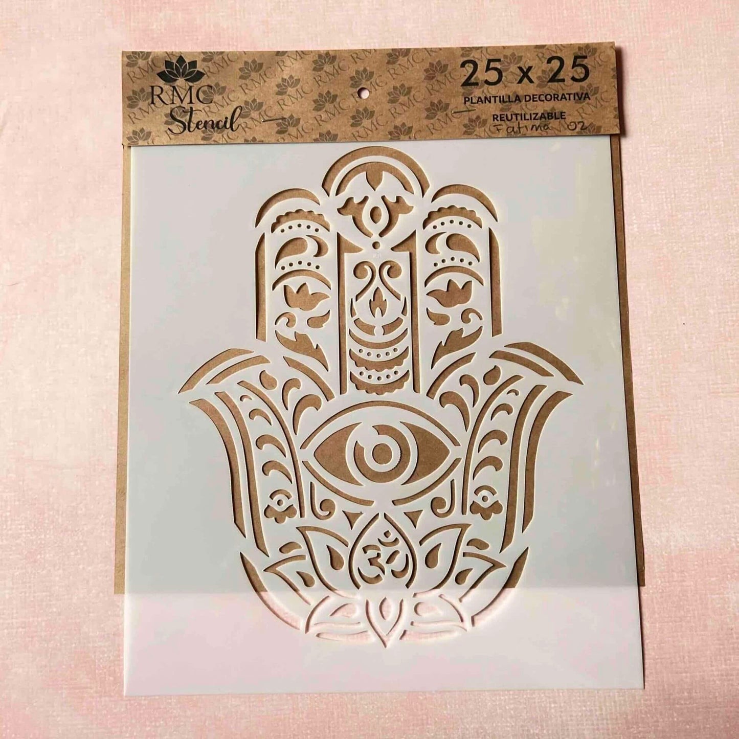 Stencil 25X30  Mano Fatima 02