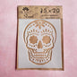 Stencil 15X20 AND01 Calavera