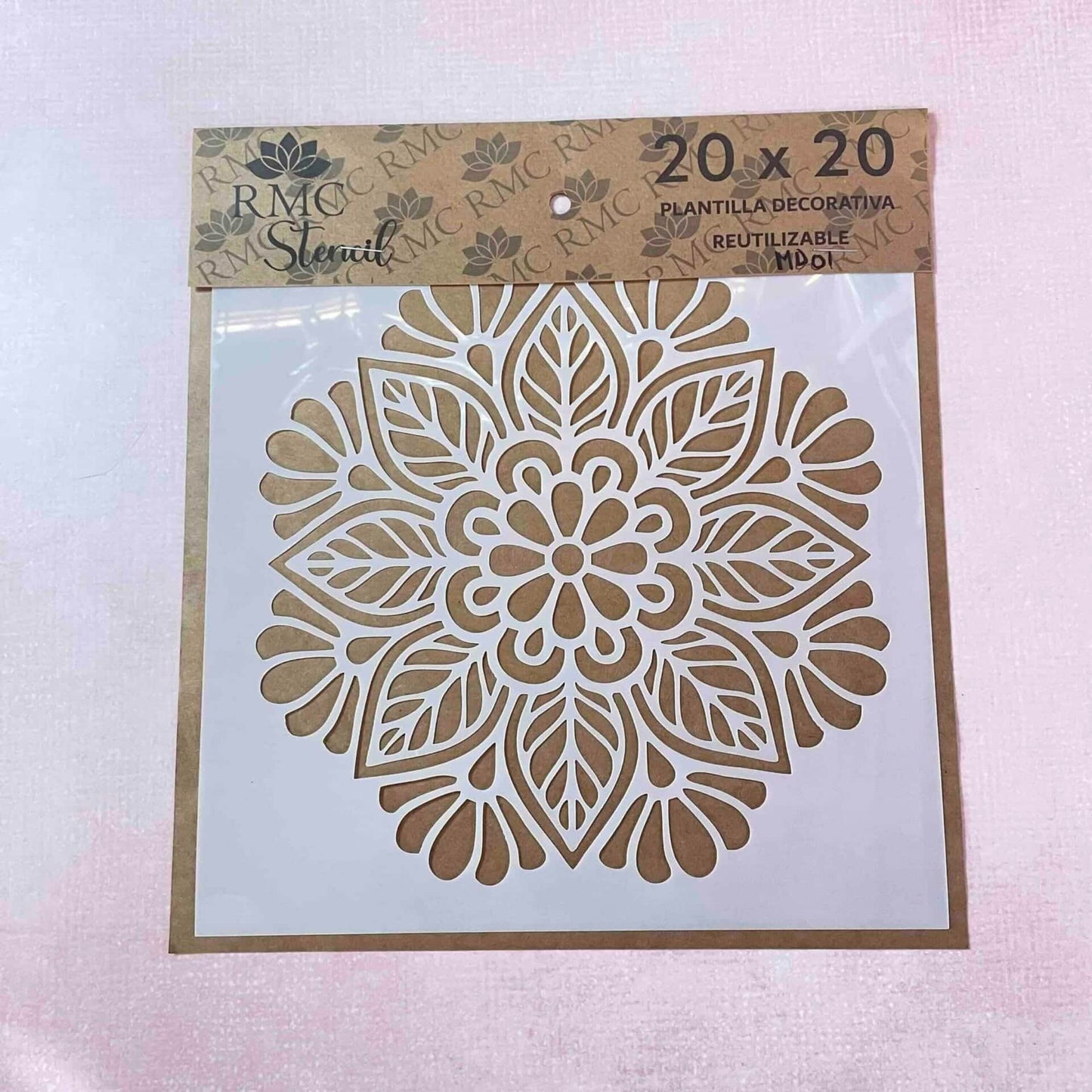 Stencil 20X20  Mandala MD01