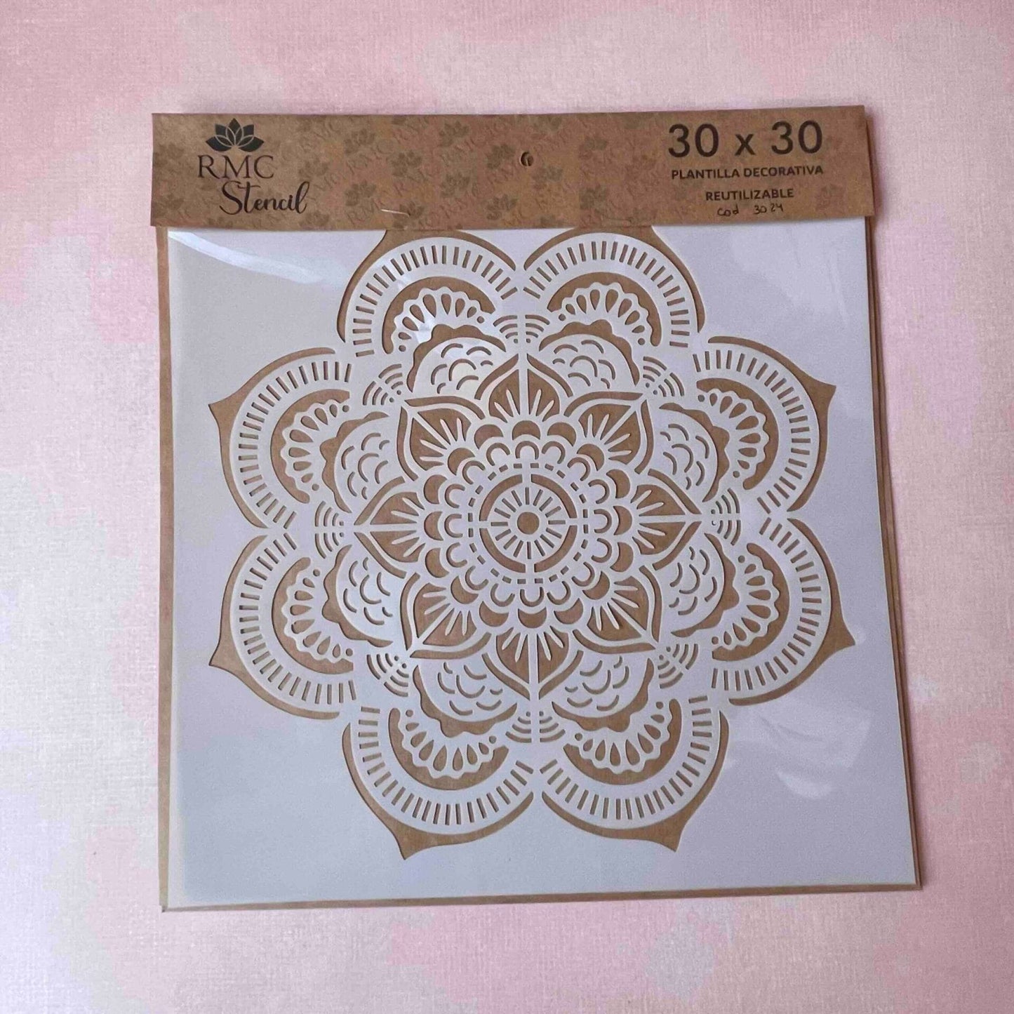 Stencil 30x30 Mandala Full 3024