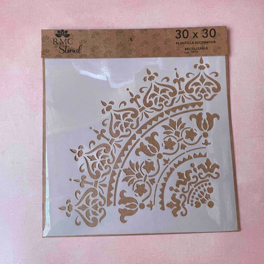 Stencil 30x30 Mandala Full 3046