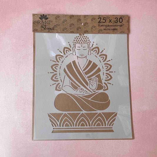 Stencil 25X30  Buda Deco01