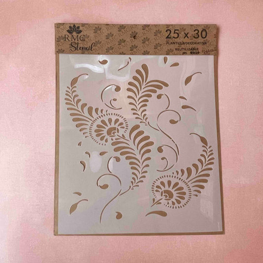 Stencil 25X30  Botanica TG6803
