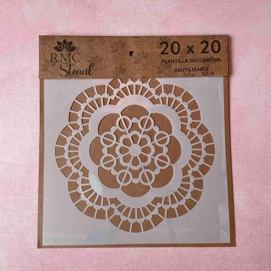 Stencil 20X20  Mandala MD3016