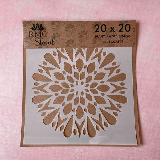 Stencil 20X20  Mandala MD3045