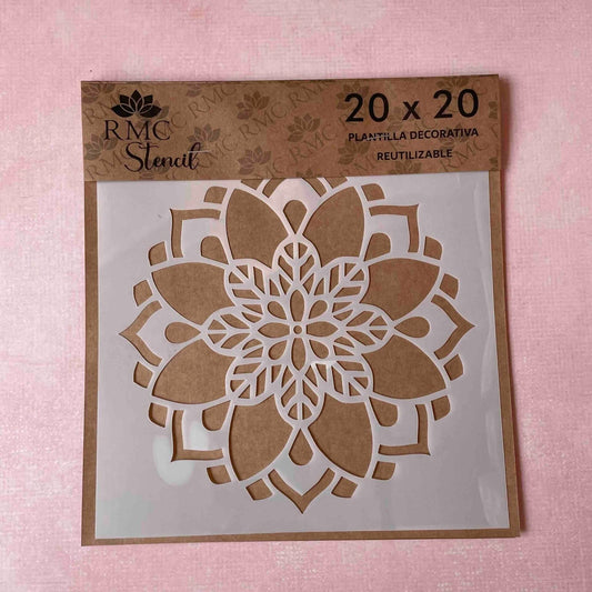 Stencil 20X20  Mandala MD3044