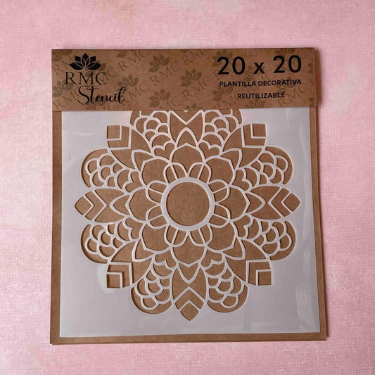 Stencil 20X20  Mandala MB3041