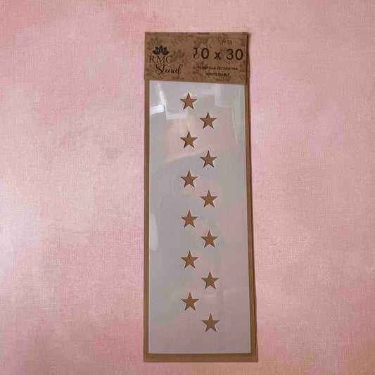 Stencil 10X30 Estrella Deco 03